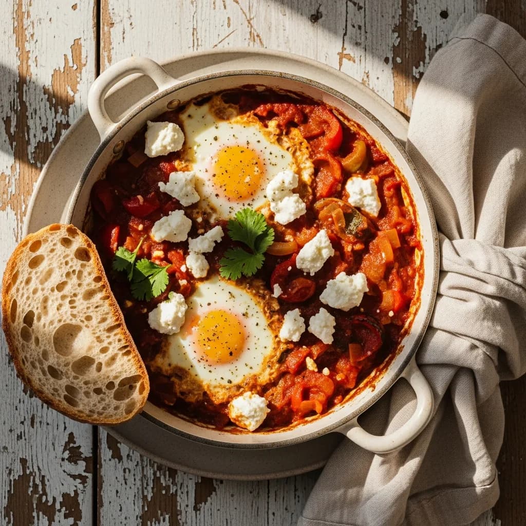 Шакшука с сыром